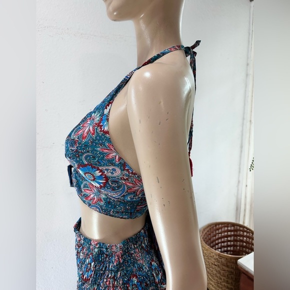 Bold & Beautiful silk pants & top floral print - Picture 6 of 16